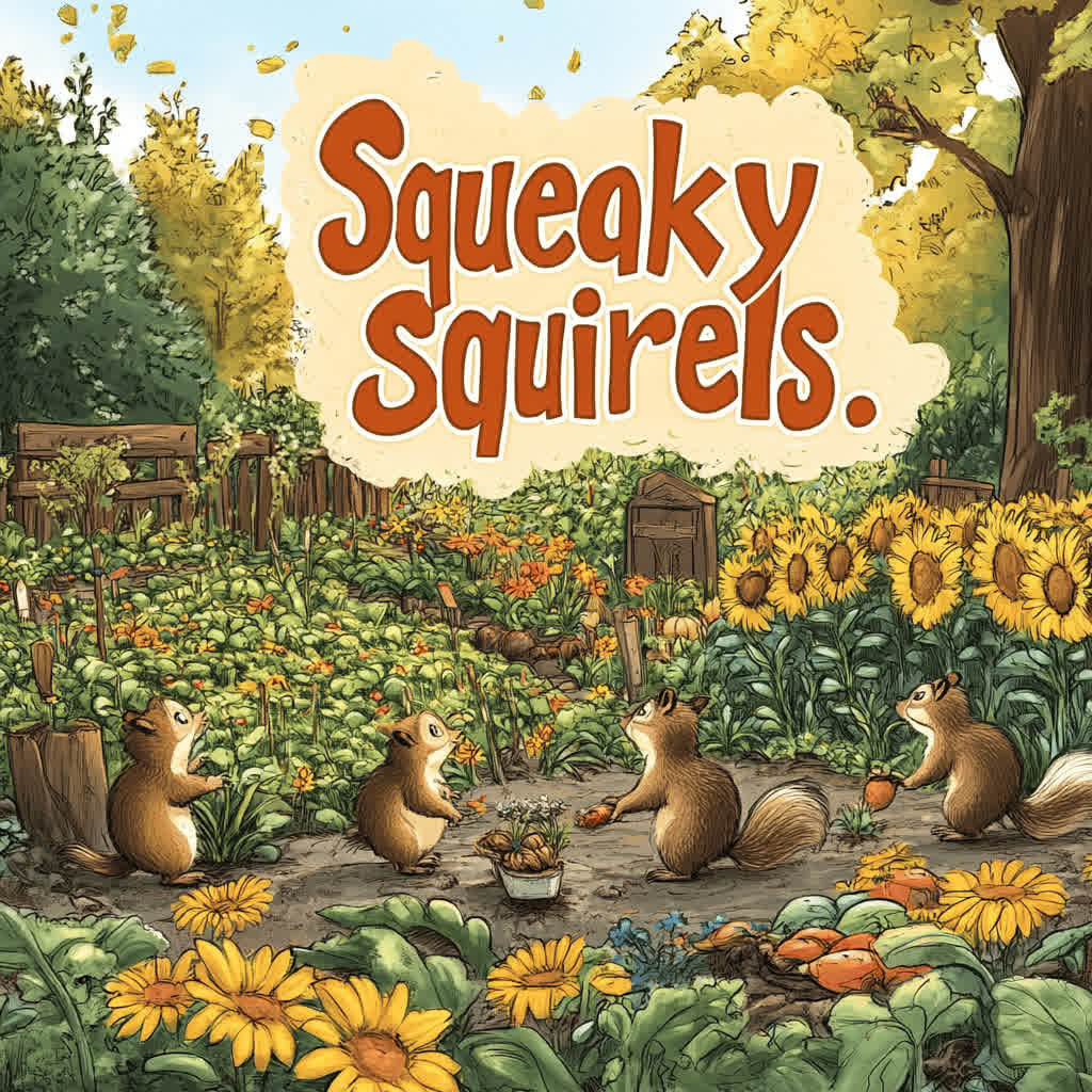 Squeaky Squirrels. Squeaky Squirrels.