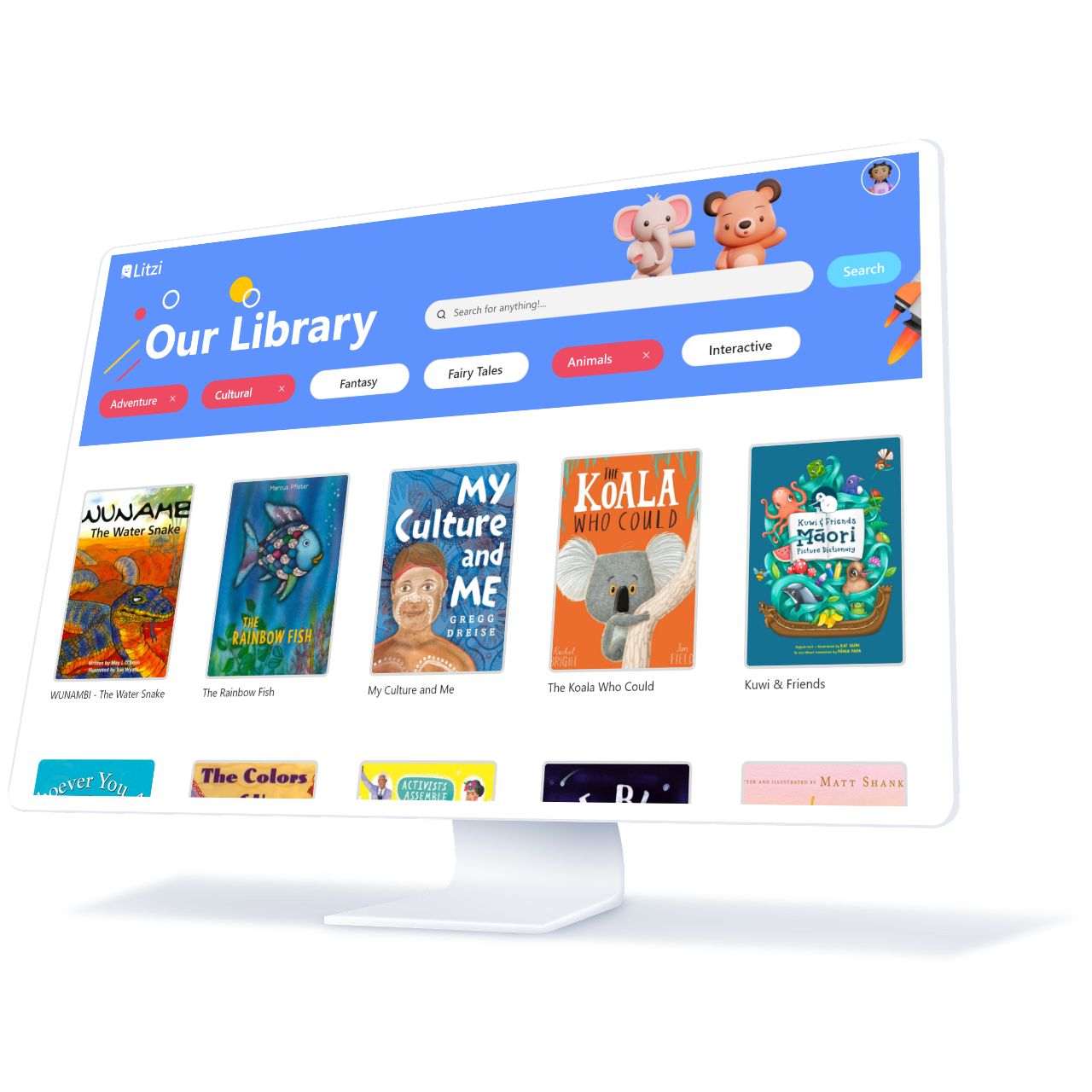 Litzi - Screenshot of online readers Litzi - Screenshot of online readers